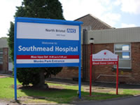southmead hospital sign